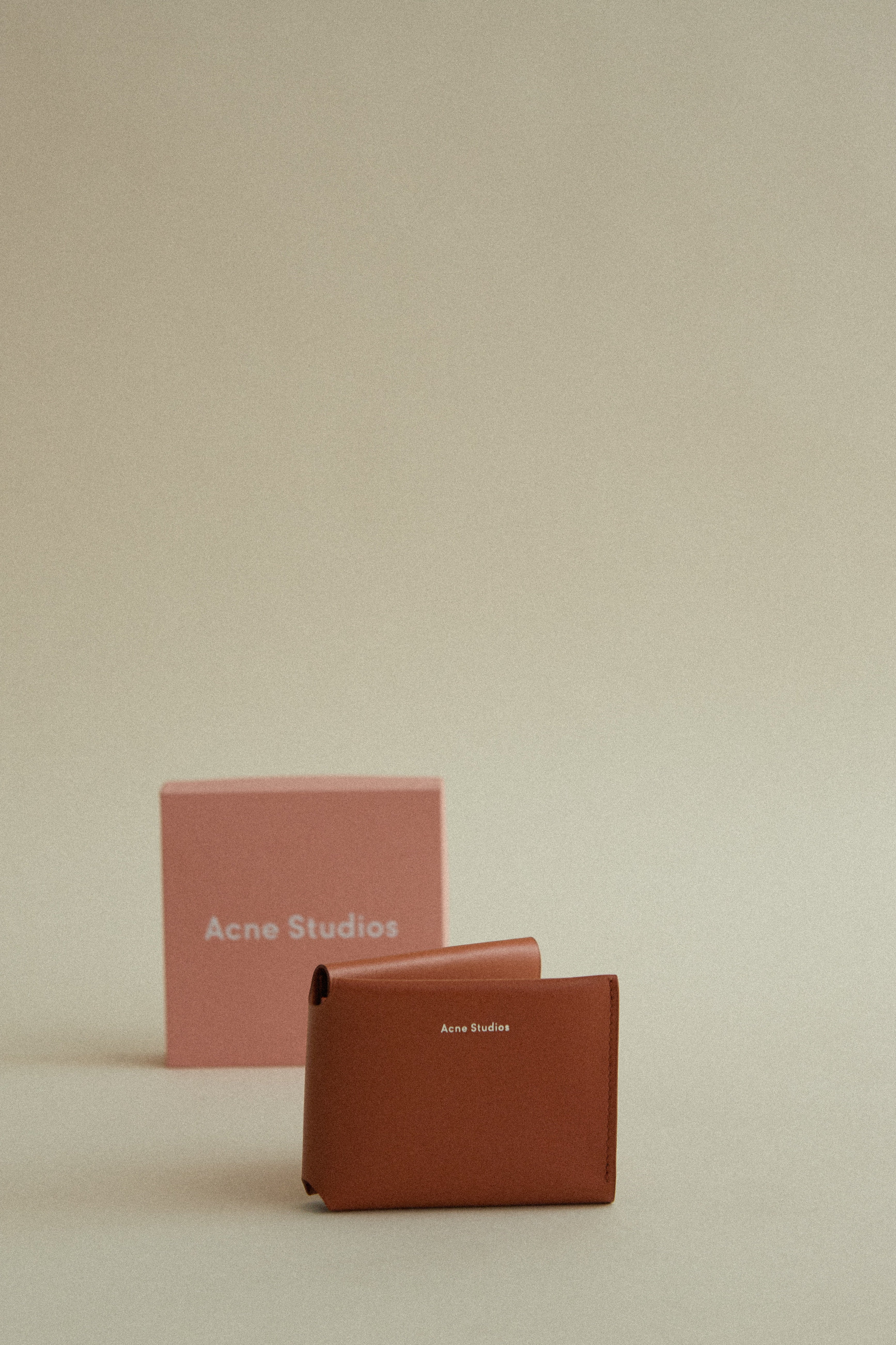Acne Studios Trifold Wallet | Tan Brown
