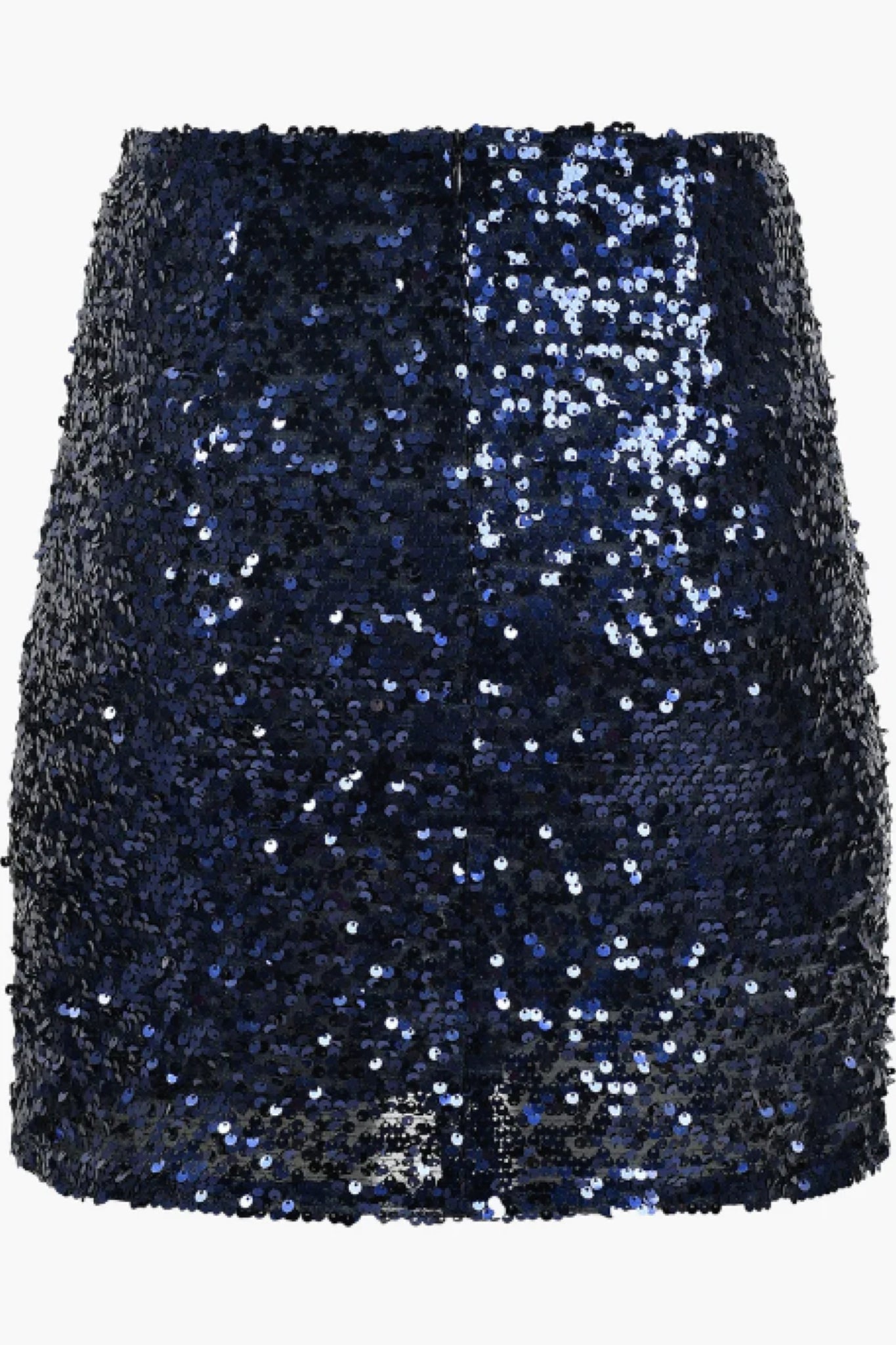 Sequin Skirt | Metallic Blue