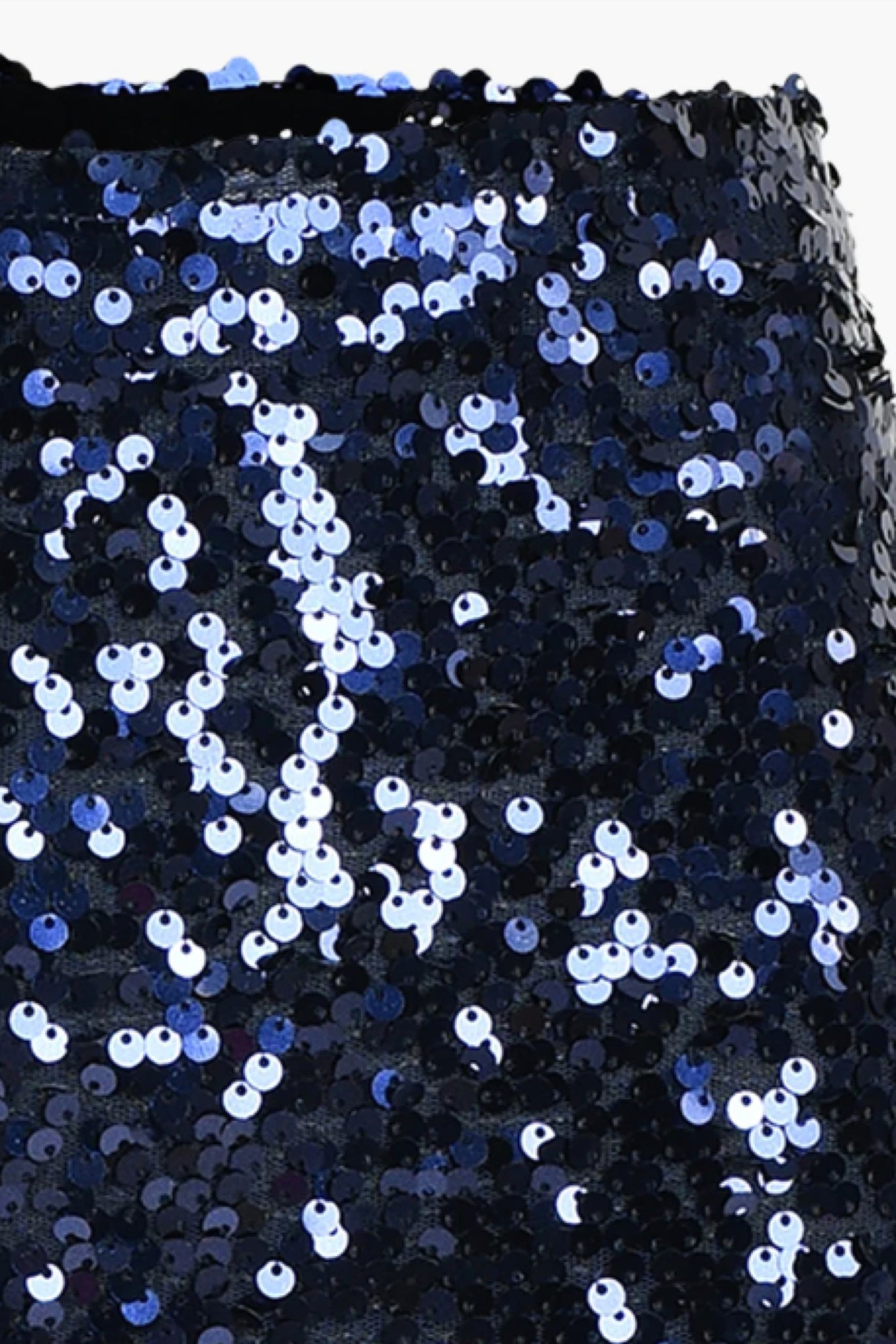 Sequin Skirt | Metallic Blue