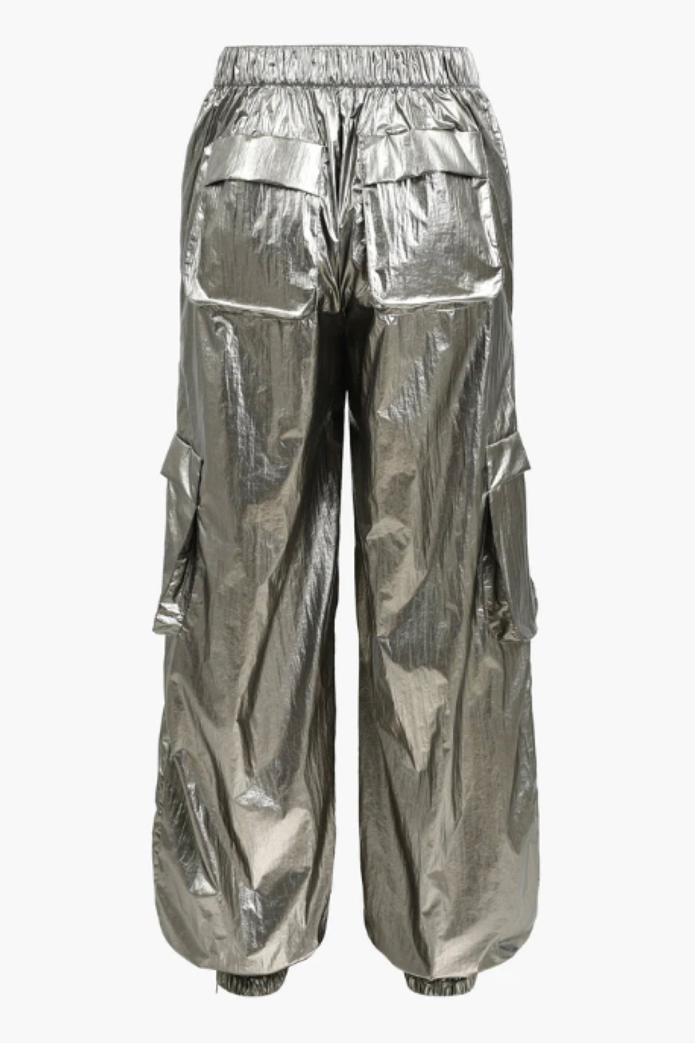 Pantalon cargo | Bronze métallisé